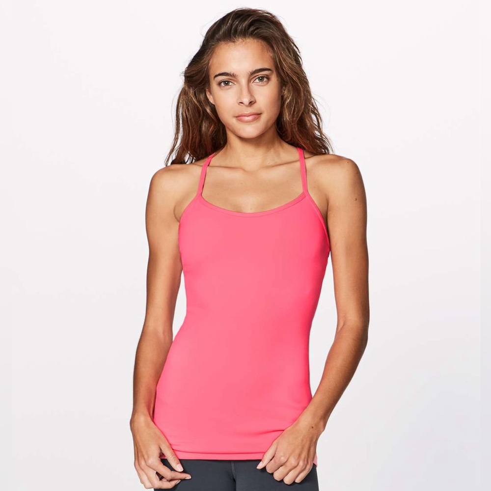 Lululemon Power Y Pink Tank